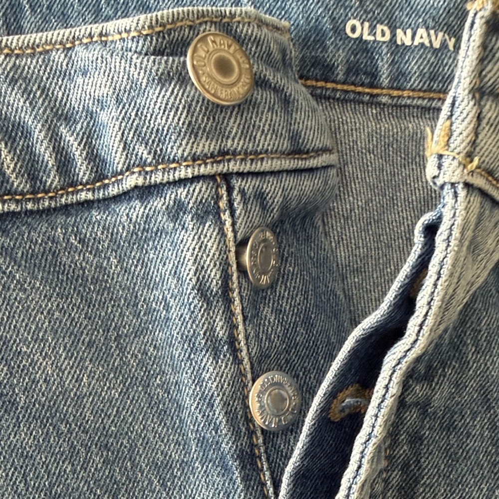Old Navy Women 's Sloughy Wide Leg Jeans - Picture 5 of 5
